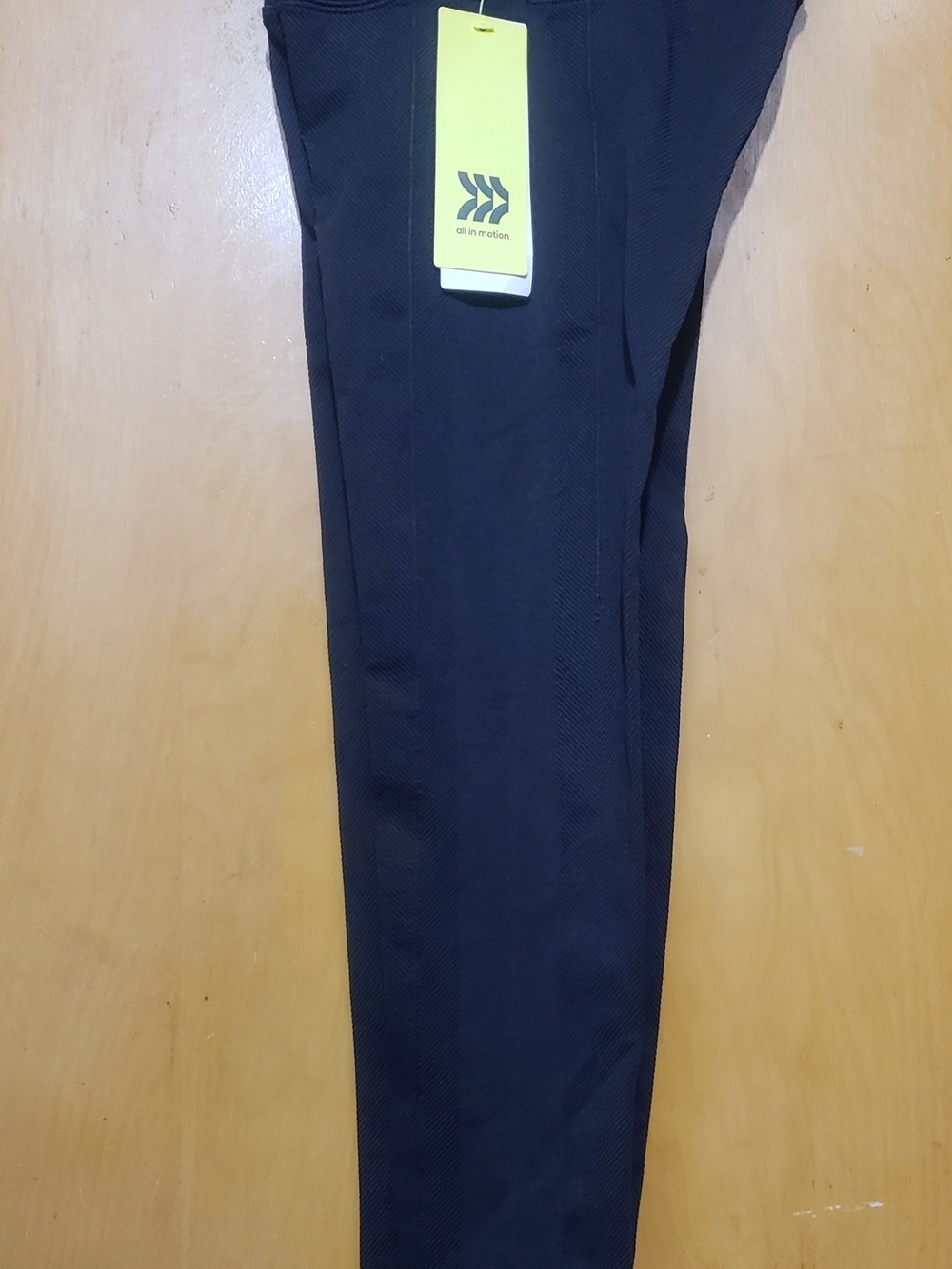 all in motion Black High Rise 7/8 Seamless Ribbed Leggings